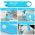 thumbnail image 1 of Jack Quick Threading Device for Sewing Machines, 3-in-1 Tool, Magnifying Lens, Built-in Magnet & Scale Ruler for Easy Needle Threading, Threaders, 1 of 7