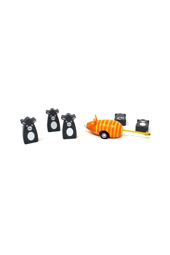 Creations, Inc. Bowling Set Cat with Mice