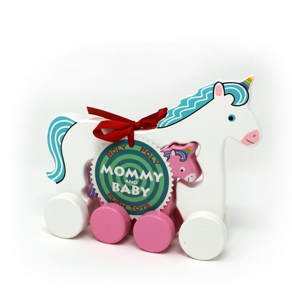 Jack Rabbit Creations, Inc. Mommy & Baby Unicorn Rolling Toy