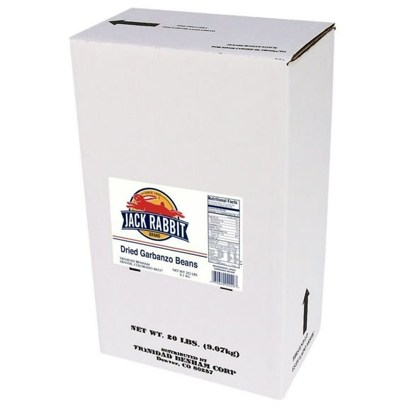 Jack Rabbit Garbanzo Beans - 20 lb. package, 1 package per case