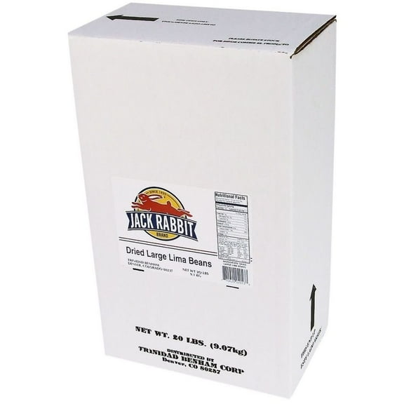 Jack Rabbit Large Lima Beans, 20 Pounds