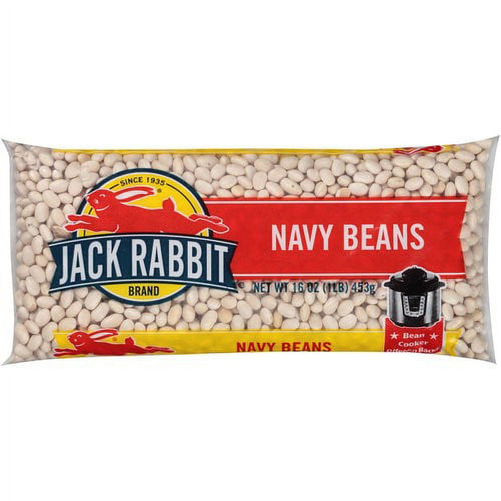 Jack Rabbit Navy Beans, 16 oz