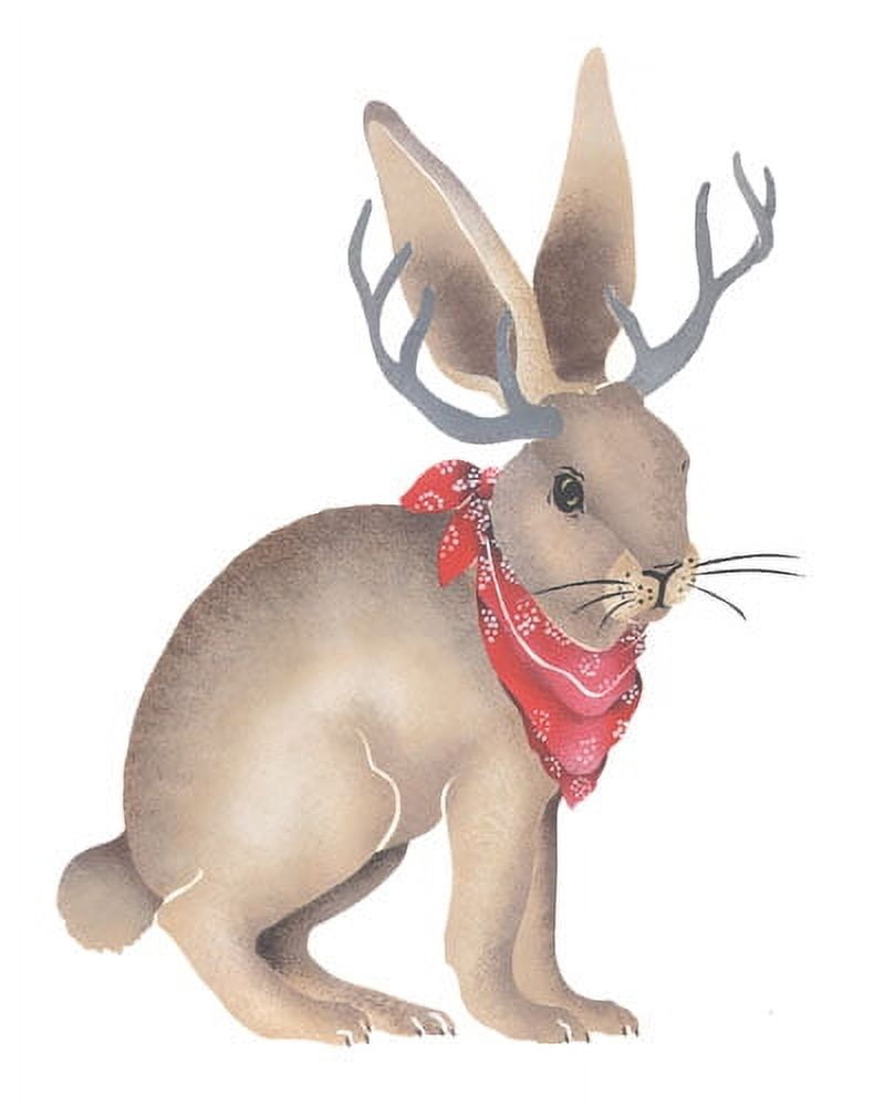 Jack Rabbit Wall Stencil - DEE648 by DeeSigns - Walmart.com