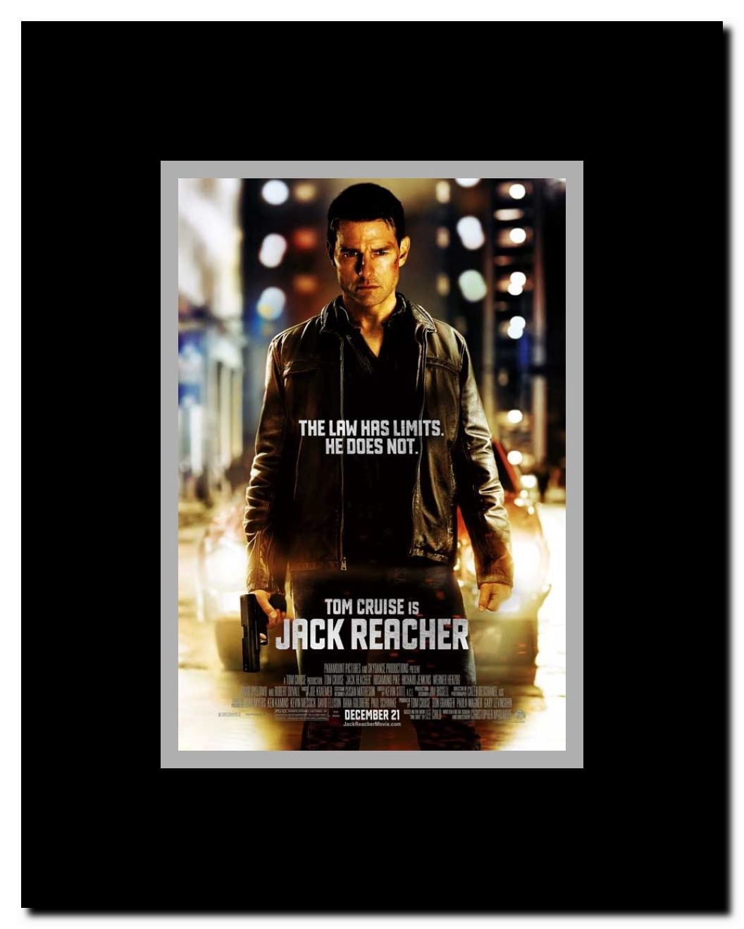 Jack Reacher Framed Movie Poster