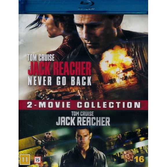 Jack Reacher / Jack Reacher: Never Go Back [ Blu-Ray, Reg.A/B/C Import - Denmark ]