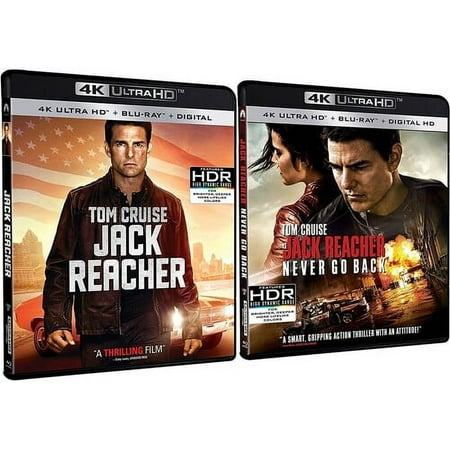 Jack Reacher/Jack Reacher: Never Go Back 2-Movie 4K UHD Collection [4K Ultra HD Blu-ray]