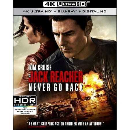 Jack Reacher: Never Go Back (4K Ultra HD) (Walmart Exclusive) (With INSTAWATCH)