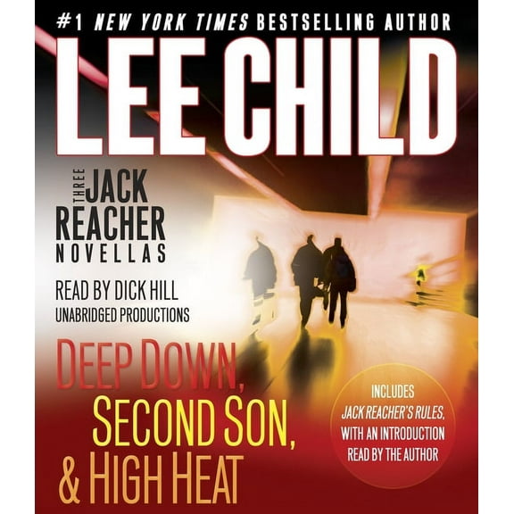 Jack Reacher Three Jack Reacher Novellas (with Bonus Jack Reacher's Rules): Deep Down, Second Son, High Heat, and Jack Reacher's Rule, (Audiobook)