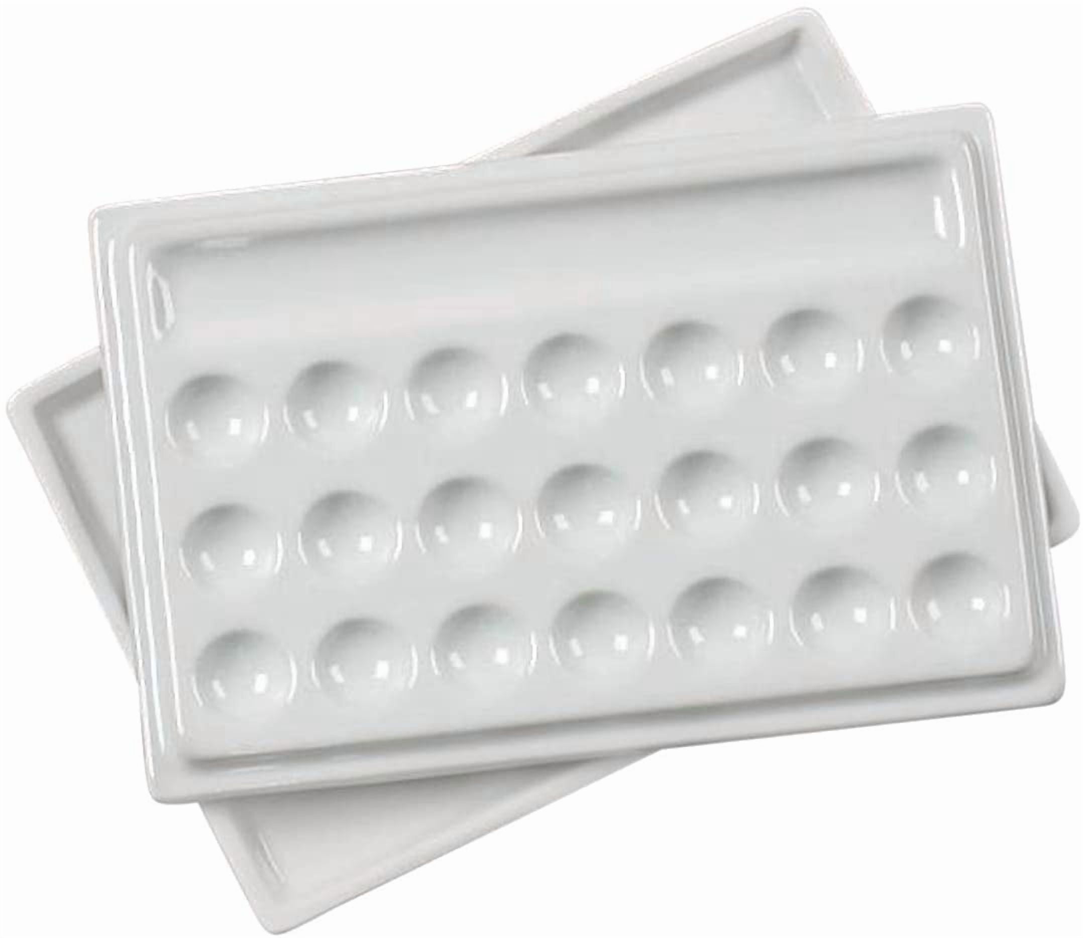 jack richeson 22 well porcelain palette with lid, large