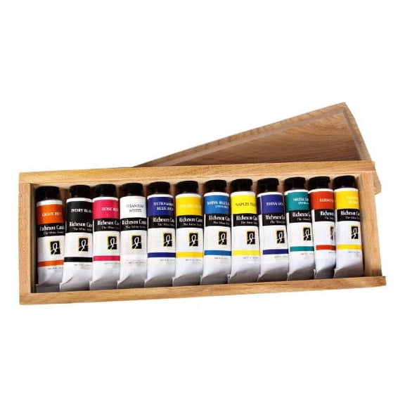 Jack Richeson 37-Ml Artist Casein Colors, Set of 12
