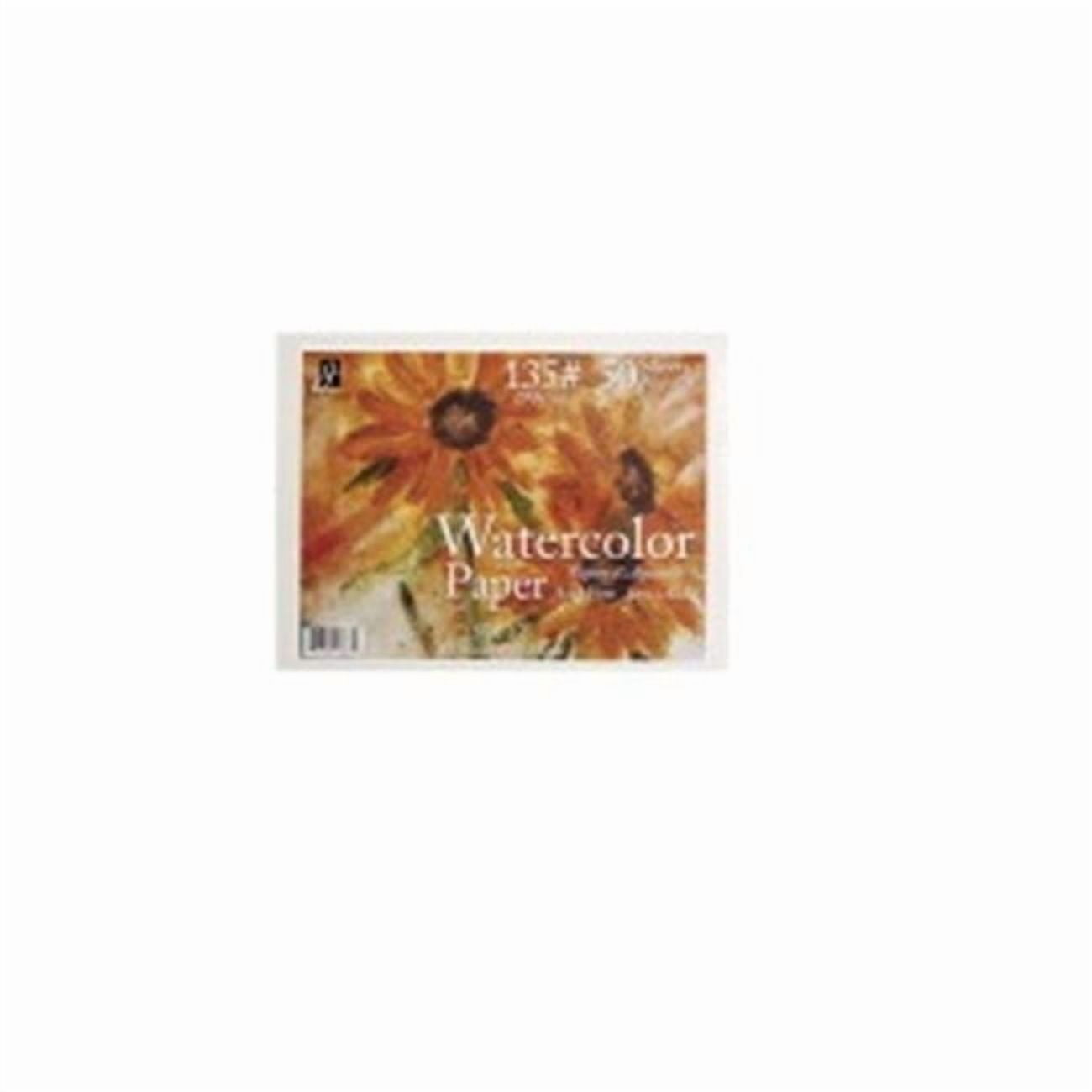 Jack Richeson  9 x 12 in. Watercolor Paper, 50 Sheets - 135 lb