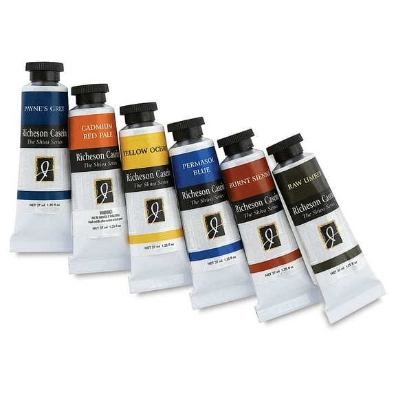 Jack Richeson Casein, 37ml, Underpainting Colors Set of 6