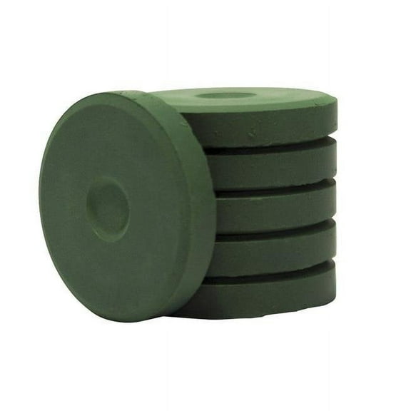 Jack Richeson & Co 1496086 1.63 x 0.31 in. Small Brilliant Paint Mini Tempera Cake - Green, Pack of 6