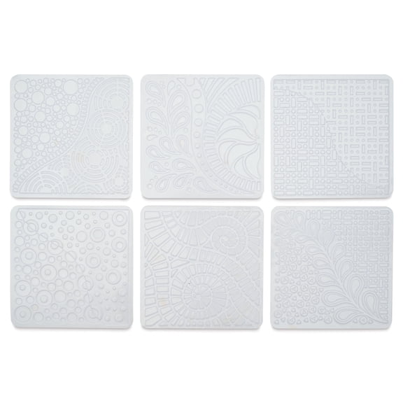 Cedar Canyon Rubbing Plates - Set of 6, Doodles