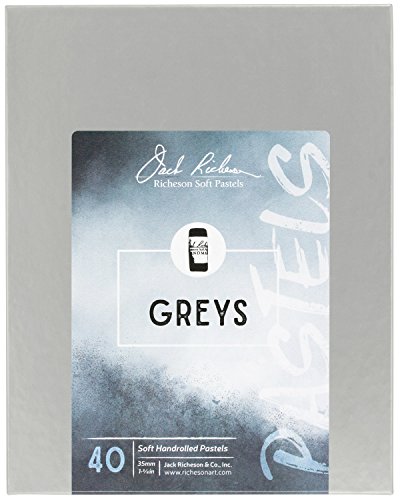 Jack Richeson Hand Rolled Soft Pastels Landscape Set - Professional Quality Artist Pastels