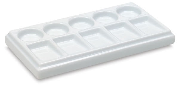 Richeson Porcelain 5-Round 5-Slant Palette