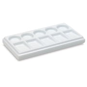 لوحة بورسلين مستطيلة من Richeson - 3 3 / 4 x 3 / 4 x 7، 10 Wells، Rectangular