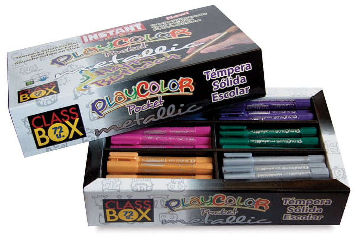 Playcolor - Metallic Colors, Set of 72, Pocket Sized - Walmart.com
