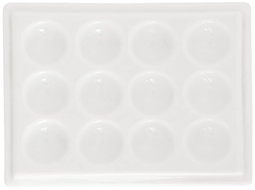 Jack Richeson Porcelain Palette 12 Well Medium Tray