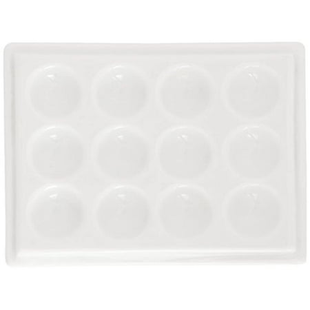 Jack Richeson Porcelain Palette 12 Well Medium Tray