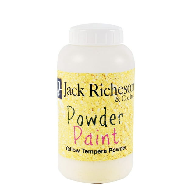 Jack Richeson Powdered Tempera Paint, Yellow, 1 Pound
