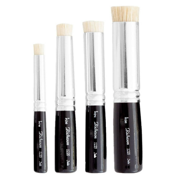 Shiva Stencil Brush Set-4/Pkg