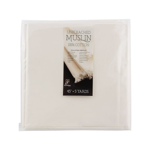 Jack Richeson Unbleached Muslin, 45 Inches x 5 Yards