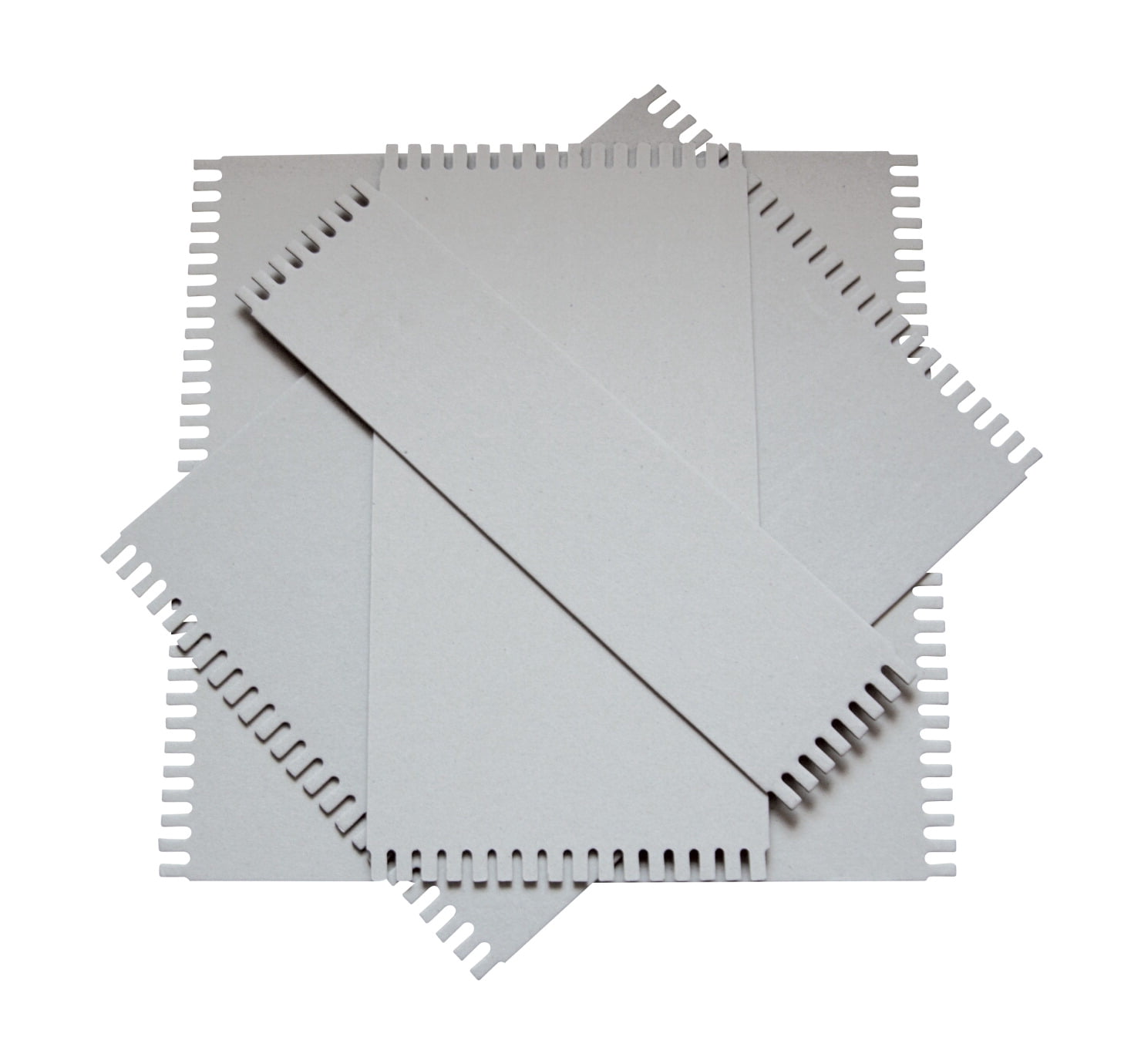Jack Richeson Wide Notched Chipboard Student Weaving Loom, Assorted Size, Gray, Pack of 20