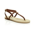 Jack Rogers Womens Evie Leather Ankle Strap Espadrilles