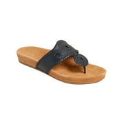 Jack Rogers Womens Jacks Comfort Sandal Leather Slides Footbed Sandals