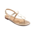 thumbnail image 1 of Jack Rogers Womens Worth Flat Sandal Leather Thong Sandals, 1 of 3