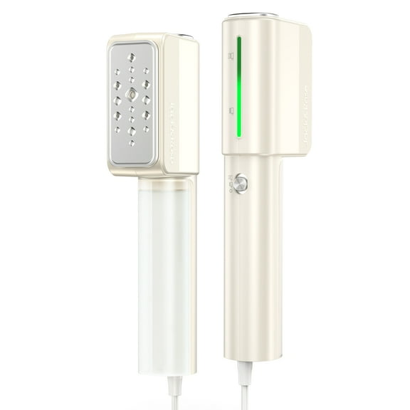 Jack & Rose TS-001 Travel Steamer For Clothes,110-230V,0.9Ib Light,9 * 2.6in Small Mini Travel Size,Steamer Iron 2 in 1,15s Heat-Up,Ceramic Heat Panel,For Global & Europe Traveling