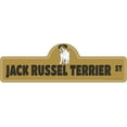 thumbnail image 1 of Jack Russel Terrier Street Sign | Indoor/Outdoor | Dog Lover Funny Home Décor for Garages, Living Rooms, Bedroom, Offices | SignMission personalized gift | 18" Wide, 1 of 5