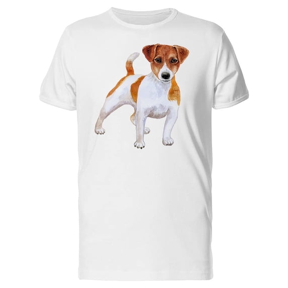 Jack Russel Terrier Watercolor Tee Men's -Image by Shutterstock