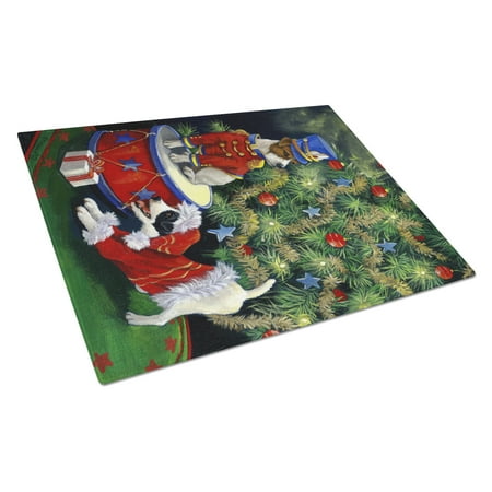 Jack Russell Christmas My Gift Glass Cutting Board Large PPP3107LCB