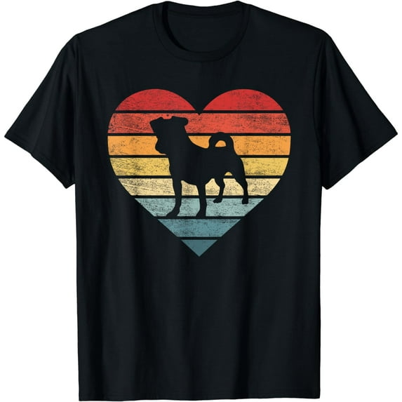 Jack Russell Lover Owner Gifts Retro Sunset Dog Mom Dad T-Shirt