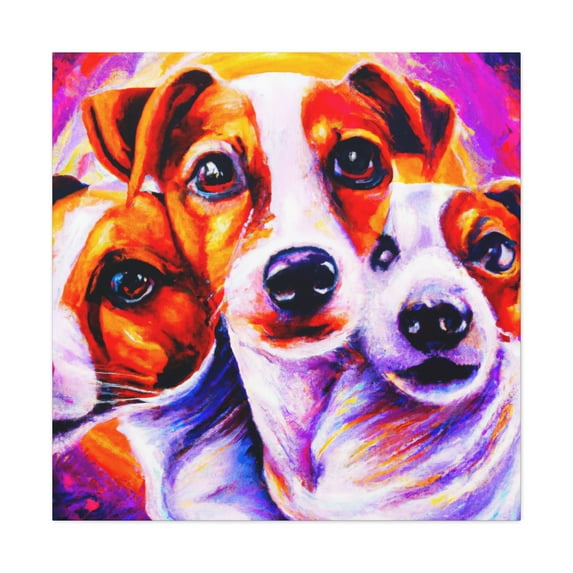 "Jack Russell Party Time" - Canvas
