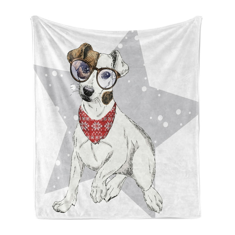Jack russell throw blanket store