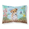 thumbnail image 1 of Jack Russell Terrier 2 Spring Fabric Standard Pillowcase, 1 of 2
