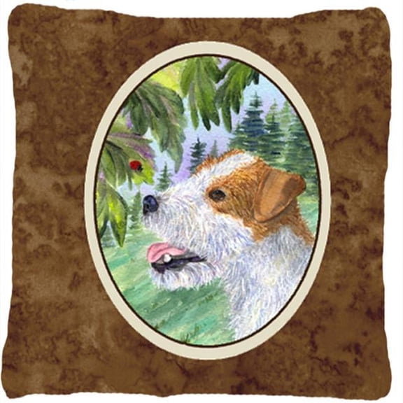 Jack Russell Terrier Decorative Indoor & Outdoor Fabric Pillow