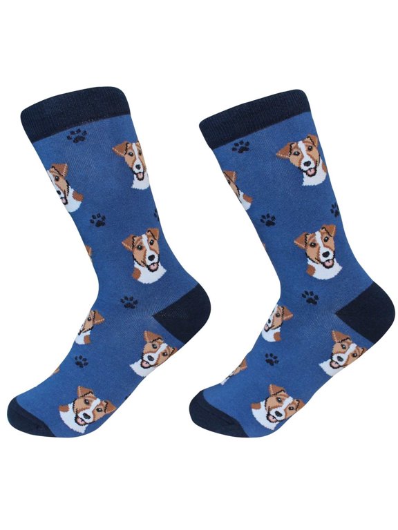 Jack Russell Terrier Dog Breed Socks Unisex Sock Daddy by E&S Pets