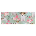 thumbnail image 1 of Jack Russell Terrier Dog and Flower Kitchen Rug Mat,Kitchen Runner Rugs Non Skid Washable,Decorative Kitchen Floor Mats for Kitchen,Sink,Laundry,17"X47", 1 of 5