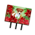 thumbnail image 1 of Jack Russell Terrier Poinsettas Leash or Key Holder, 1 of 4