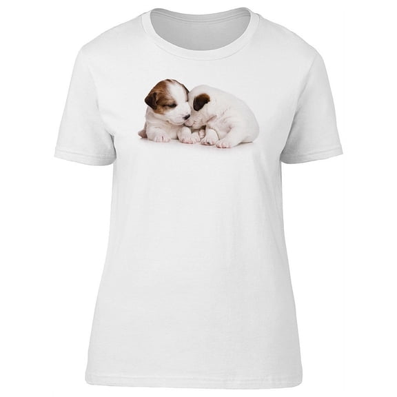 Jack Russell Terrier Puppies T-Shirt Women -Image by Shutterstock, Female XX-Large