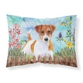 thumbnail image 1 of Jack Russell Terrier Spring Fabric Standard Pillowcase, 1 of 2