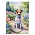 thumbnail image 1 of Jack Russell Terrier Spring Path House Flag 28 in x 40 in, 1 of 7