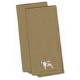 thumbnail image 1 of Jack Russell Terrier Tan Embroidered Towel Set of 2, 1 of 1