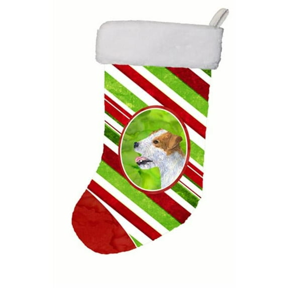 Jack Russell Terrier Winter Snowflakes Christmas Stocking