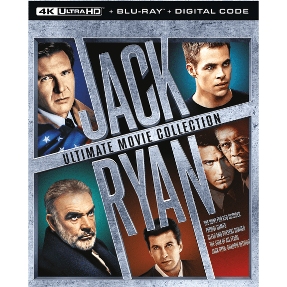 Jack Ryan 5-Movie Collection (4K Ultra HD + Blu-ray + Digital Copy)