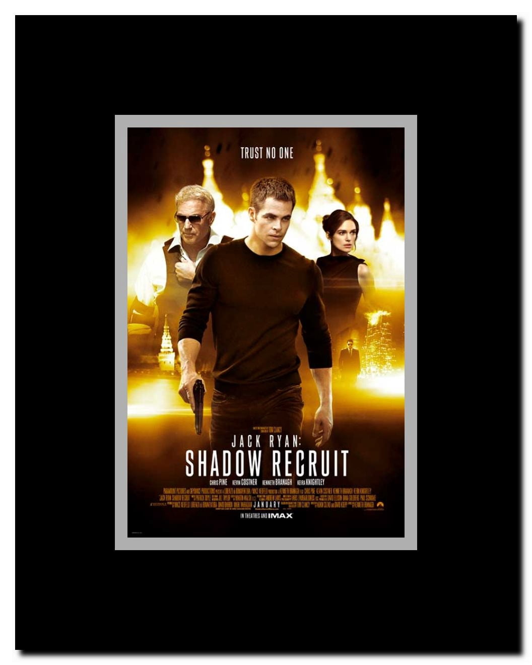 Jack Ryan: Shadow Recruit Framed Movie Poster